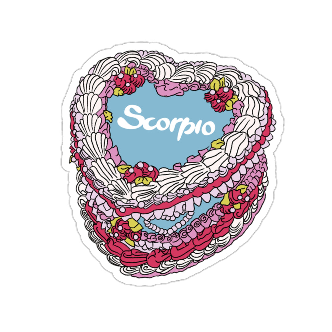 Scorpio Zodiac Cake Stickers
