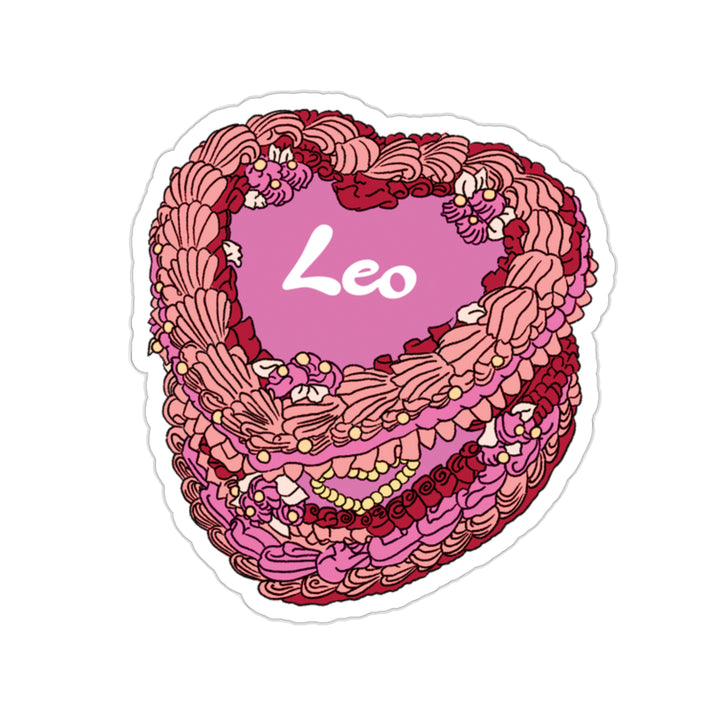 Leo Zodiac Cake Stickers