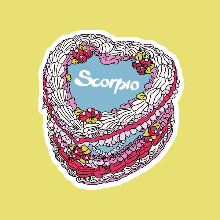 Scorpio Zodiac Cake Stickers